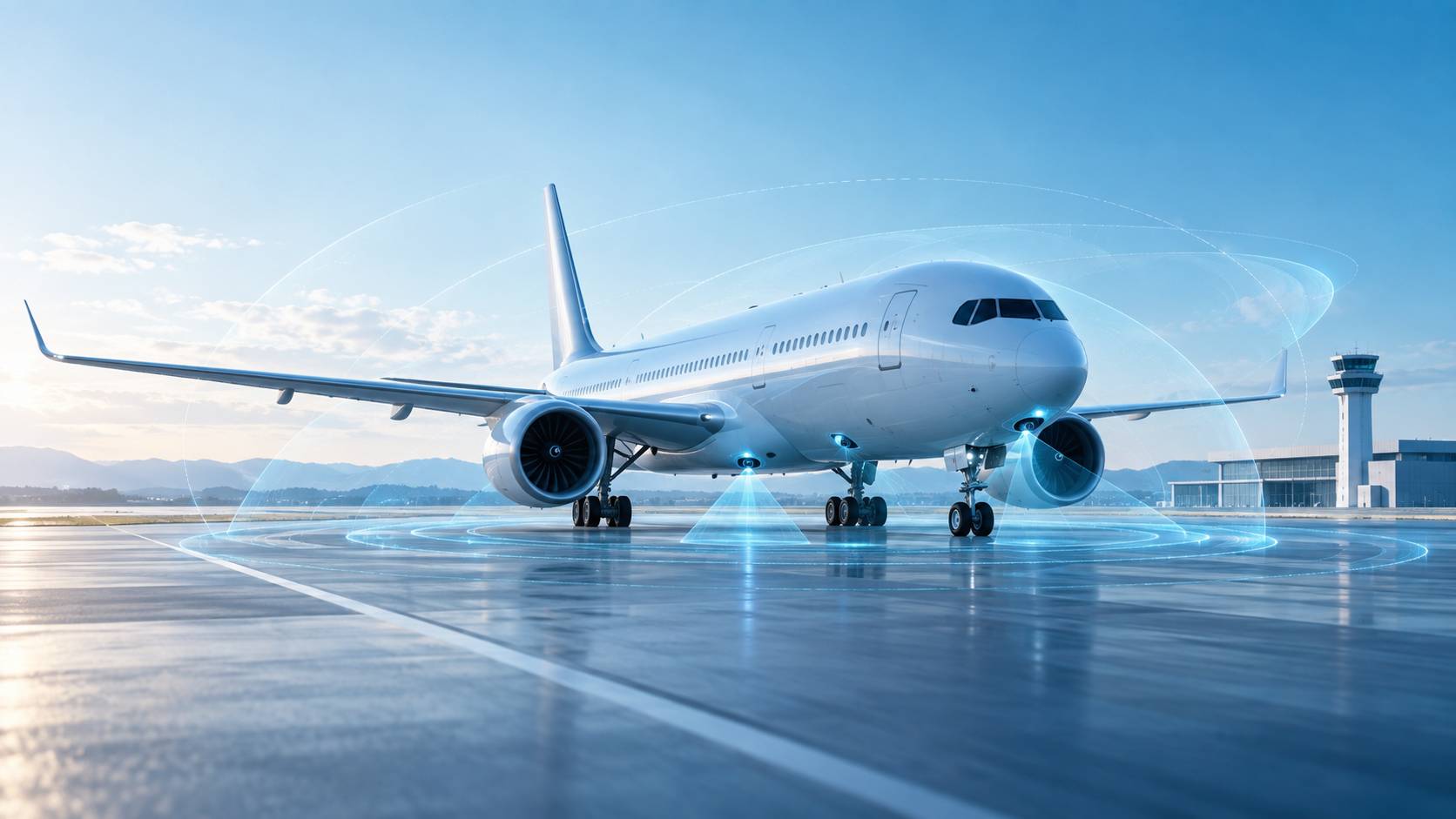 Illustration éditoriale du sujet : Airbus finalise le projet innovant ATTOL pour un avion à autonomie accrue