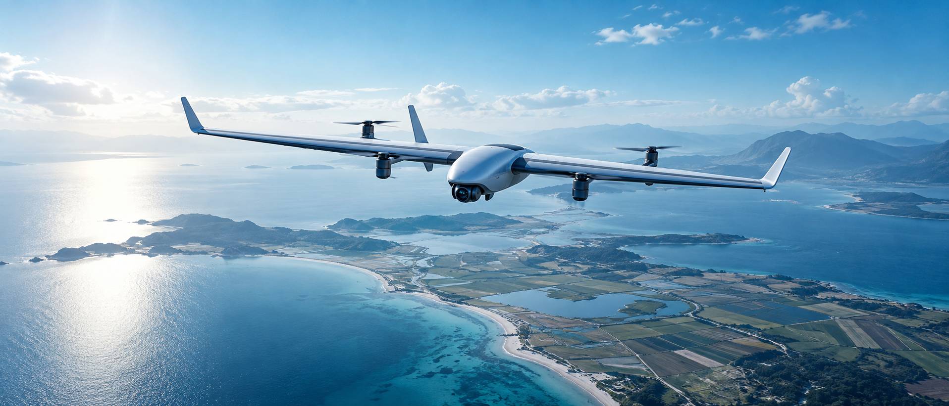 Illustration éditoriale du sujet : Aliaca : Le drone survolant l'avenir des relevés aériens