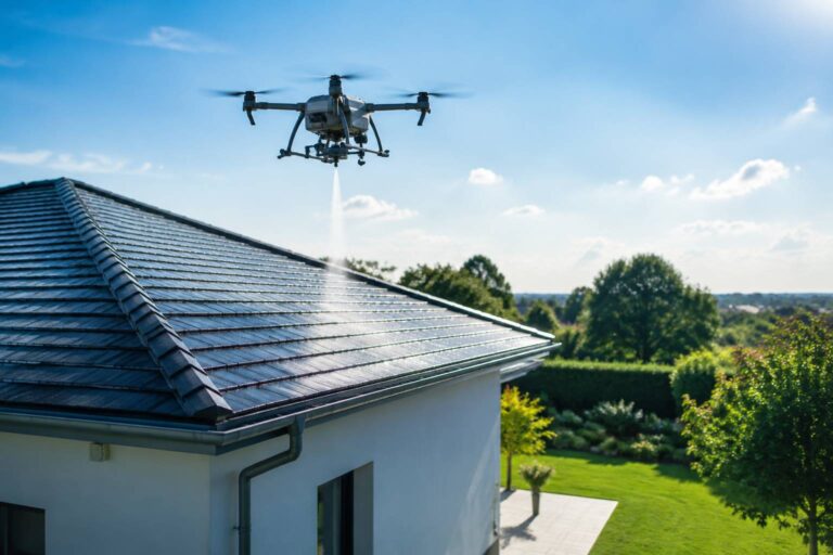 Quel investissement prévoir pour un drone dédié au nettoyage de toiture ?