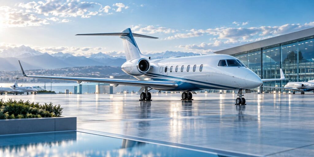Illustration éditoriale du sujet : EBACE 2019 : Pilatus célèbre le triomphe du PC-24