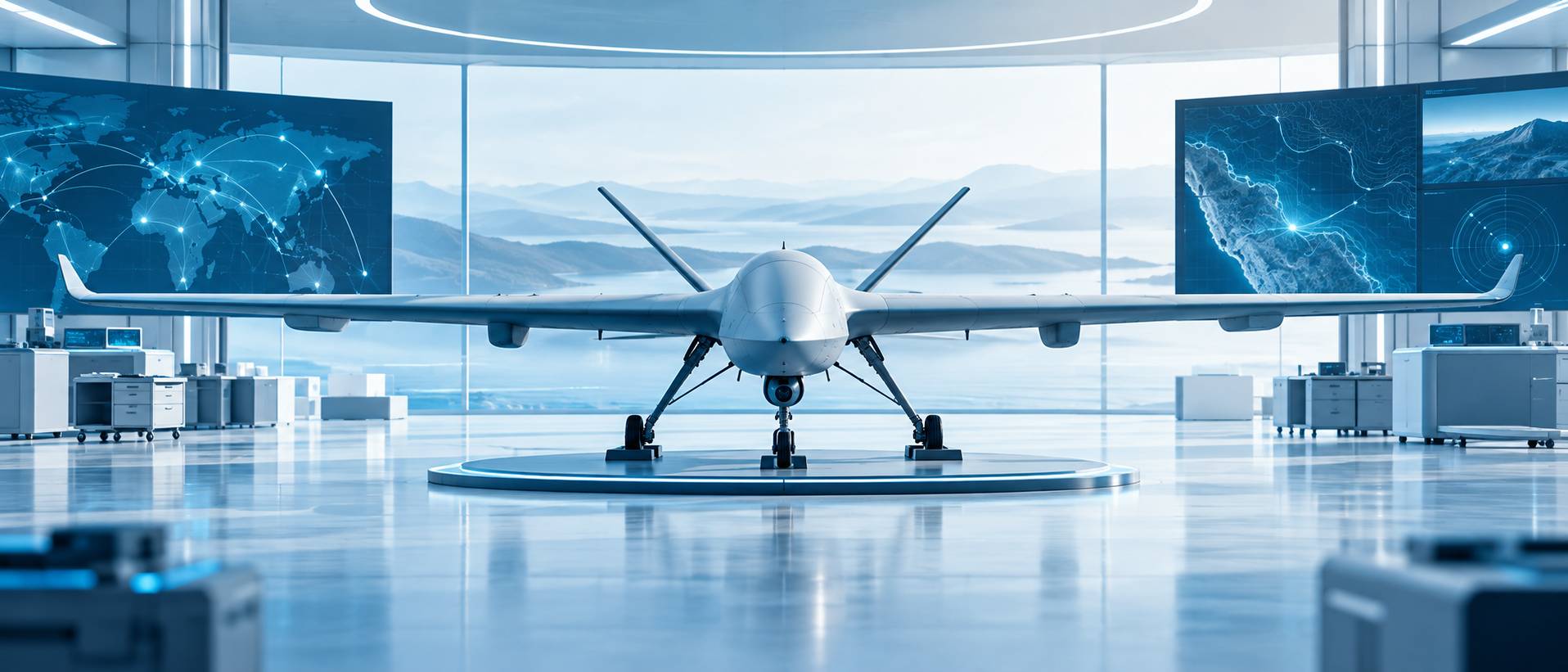 Illustration éditoriale du sujet : L’Agence européenne de défense choisit Survey Copter pour créer un drone multi-missions innovant