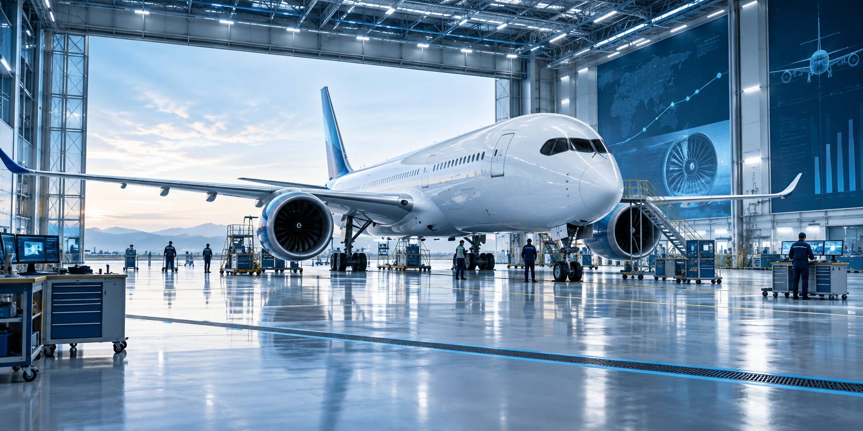 Illustration éditoriale du sujet : Les dernières nouveautés et actualités autour du 777X