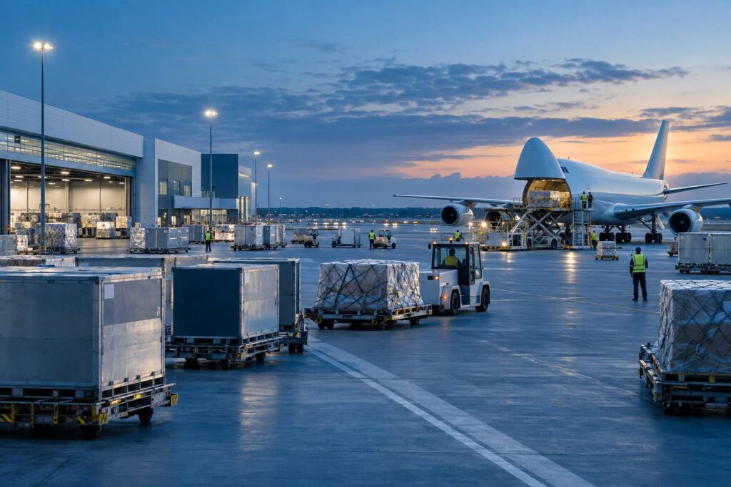 Illustration éditoriale du sujet : WFS étend son empreinte à Orly en partenariat stratégique avec Air France
